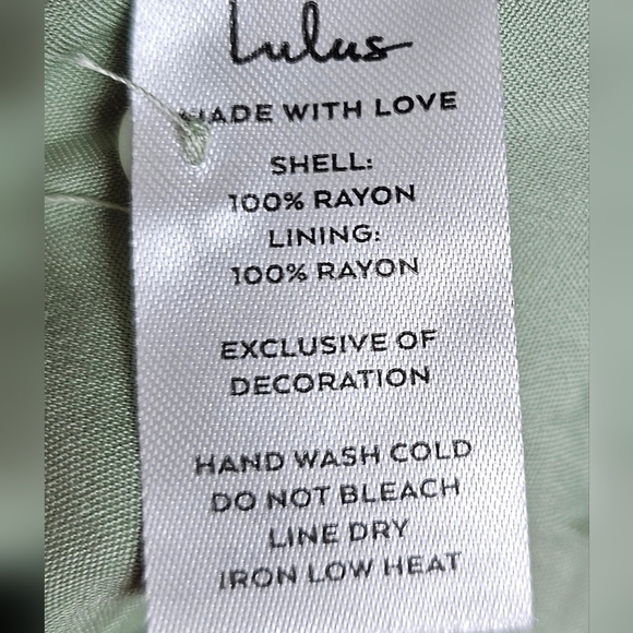 Lulus Women's Completely In Love Sage Green Swiss Dot Button-front Maxi Dress L - Picture 12 of 14